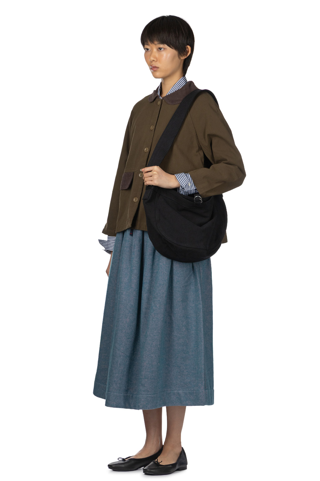 Tigre Brocante - Loose Chino Big Collar Raglan Jacket